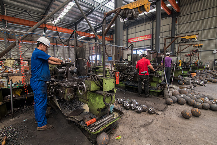 通辽网架配件车间